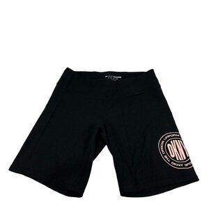DKNY Sport Womens Black Biker Shorts Size 3X Official Uniform of New York Logo